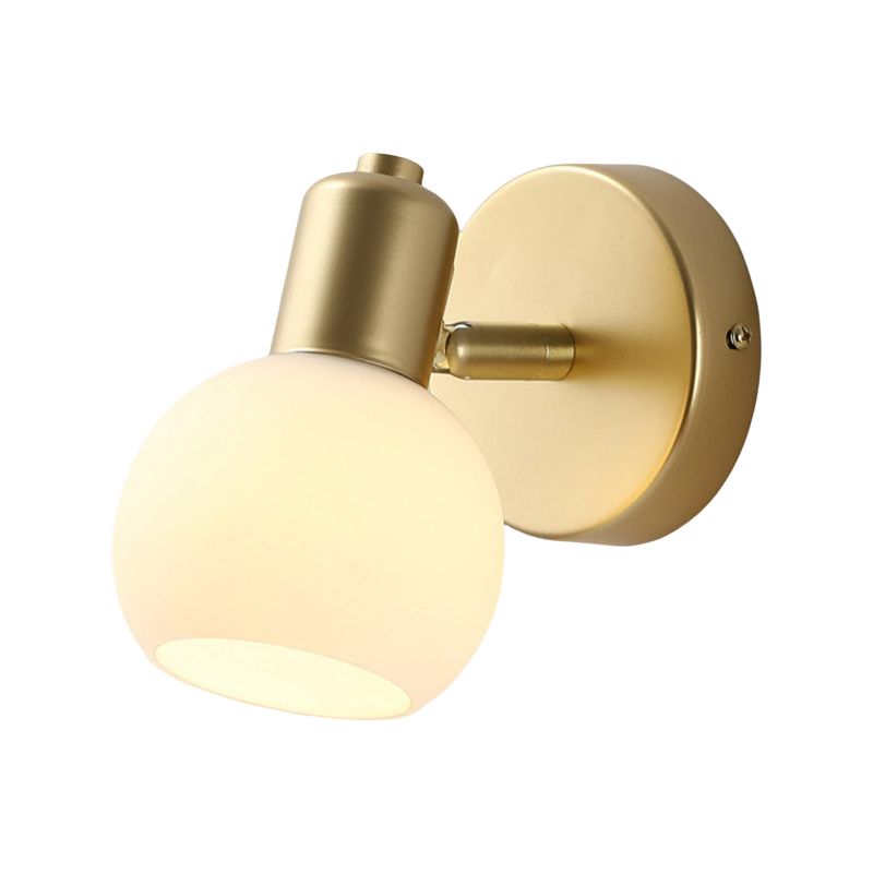 Wall Light Fixture Modern Wall Mounted Lighting in Gold for Washroom