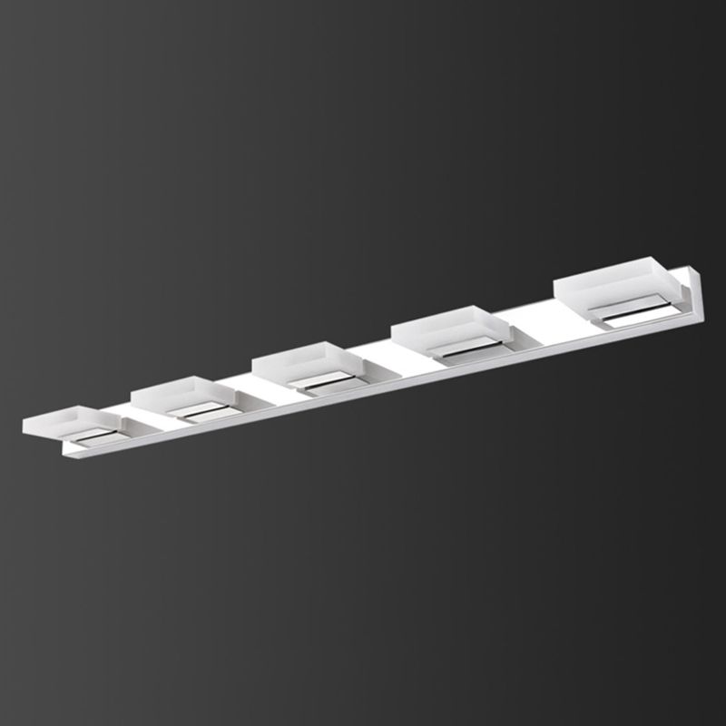 Vierkante ijdelheid verlichting moderne stijl metalen multi -lights ijdelheid sconce lichten