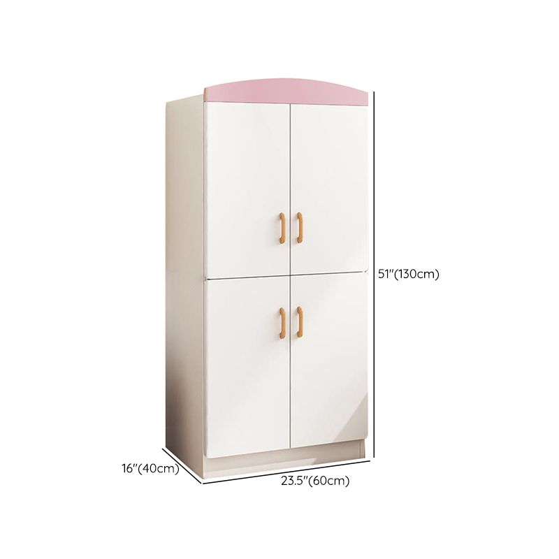 Manufactured Wood Kids Closet Modern Bedroom Wardrobe Closet with Cloth Rod