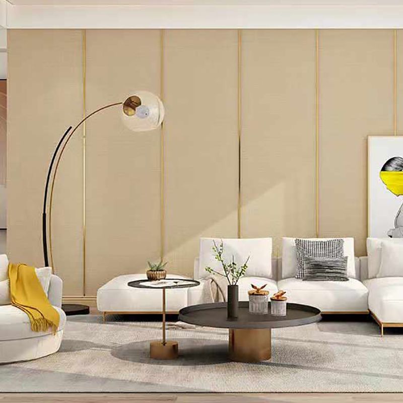 Modern Wall Panel Solid Color Peel and Stick Waterproof Wall Ceiling for Living Room