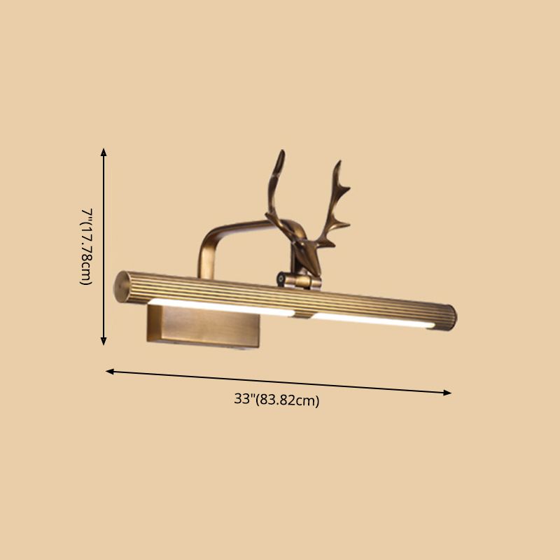 Moderno stile minimalista a parete lineare a parete vanità luci in metallo illuminazione vanità per gabinetto