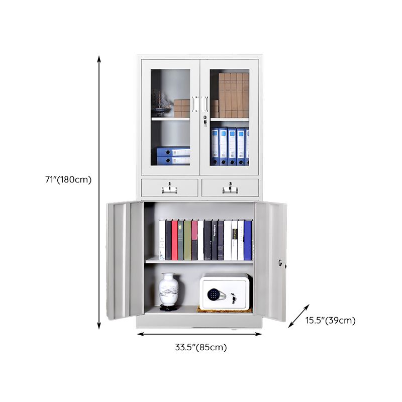 Glass Storage File Cabinet Contemporary Shelves Locking File Cabinet