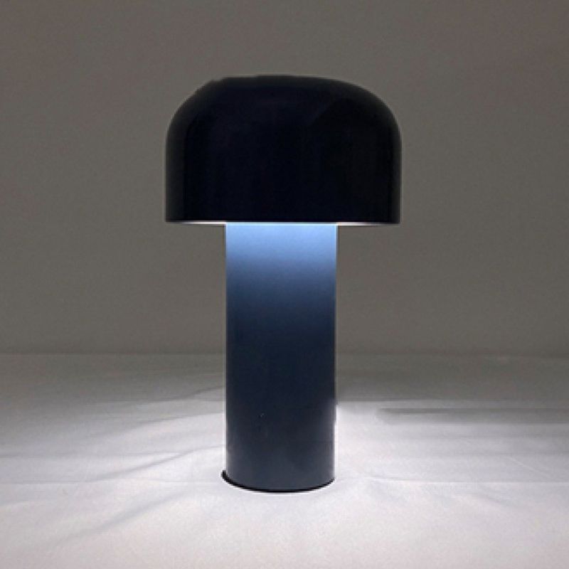 Touch Dimming Mushroom Night Lamp Macaron Metal Bedroom LED Table Light