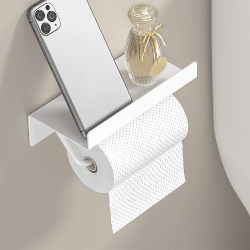 Modern White Bath Hardware Set Bath Shelf Paper Holder Bathroom Accessory Kit