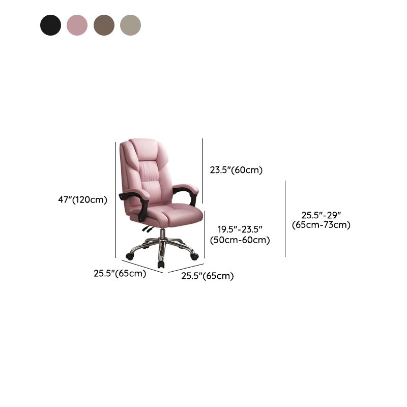 Swivel Arm Accent Chair Contemporary Office Chair for Living Room