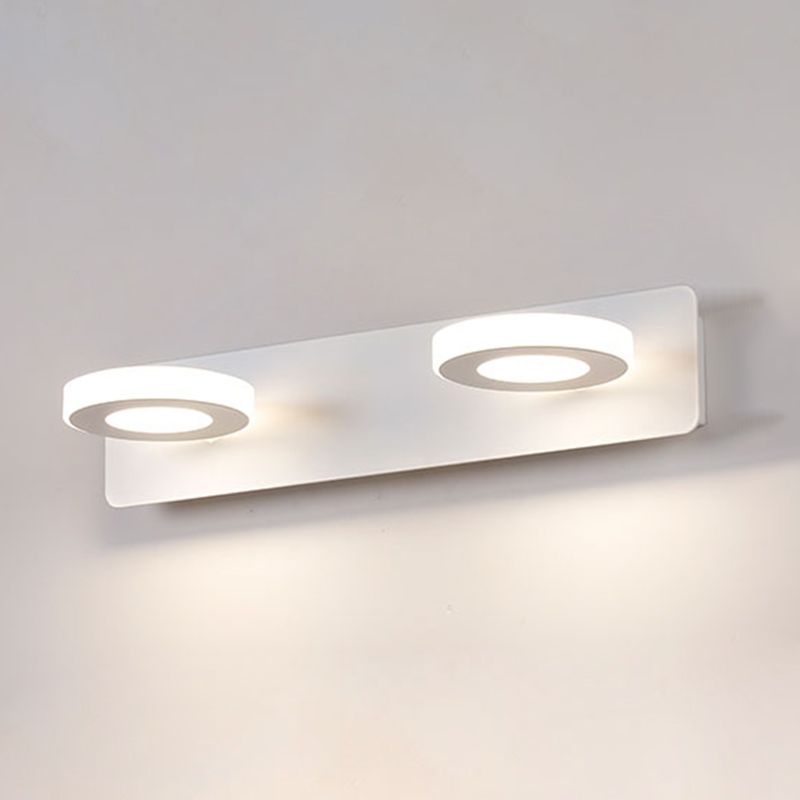 Luz de espejo múltiple estilo moderno de tocador de estilo simple para el baño