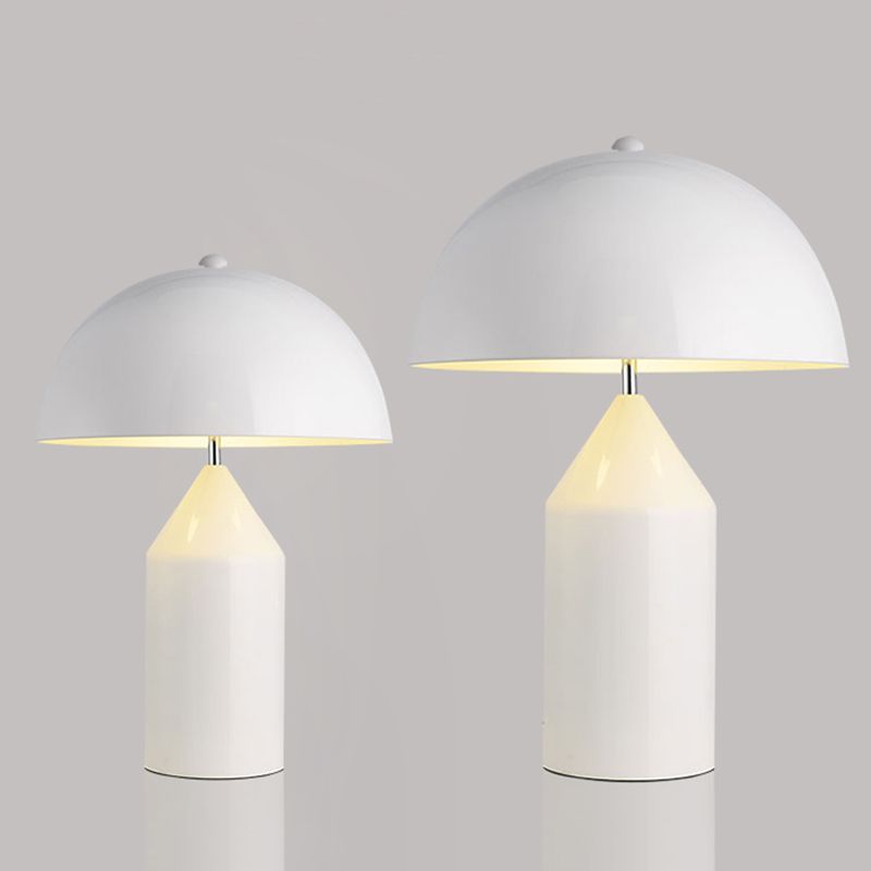 Metal Mushroom-Look Table Light Simplicity Style Nights and Lamp for Bedroom