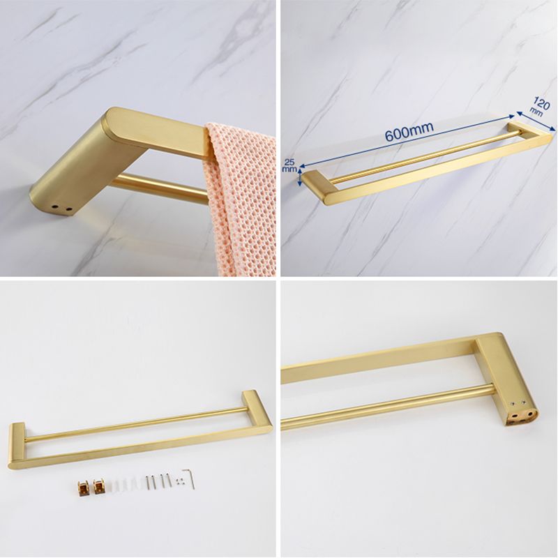 Modern Bathroom Hardware Set Gold Towel Bar Bath Hardware Set