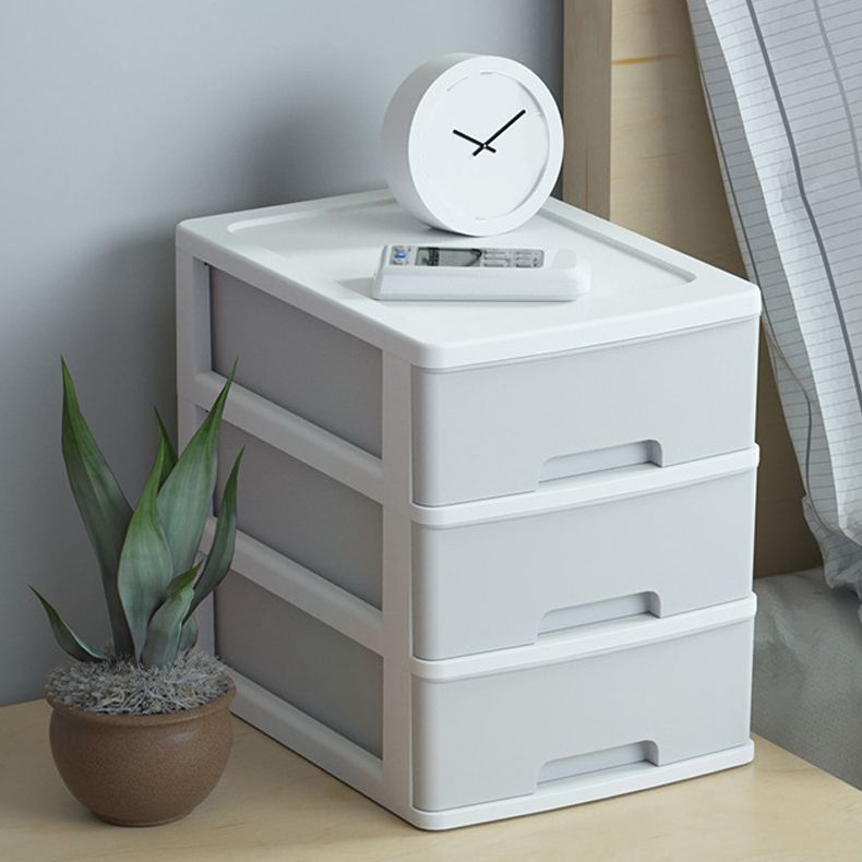 Filing Cabinet Lateral Plastic Modern Filing Cabinet with Drawers for Home and Office