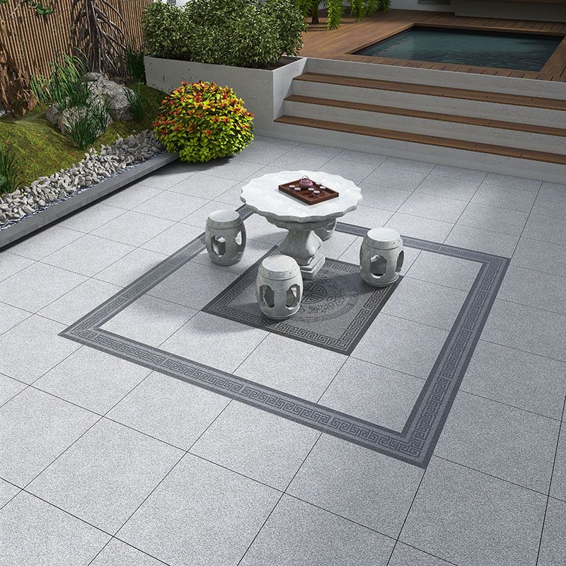 Porcelain Singular Tile Patterned Square Floor and Wall Tile with Non-Skid