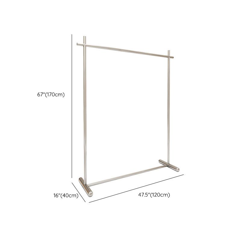 Industrial Coat Rack Free Standing Stainless Steel Coat Hanger for Living Room