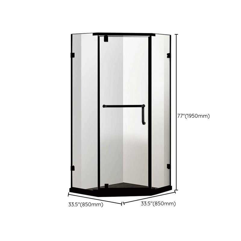 Neo-Angle Tempered Glass Shower Enclosure with Shower Door Corner Shower Enclosure