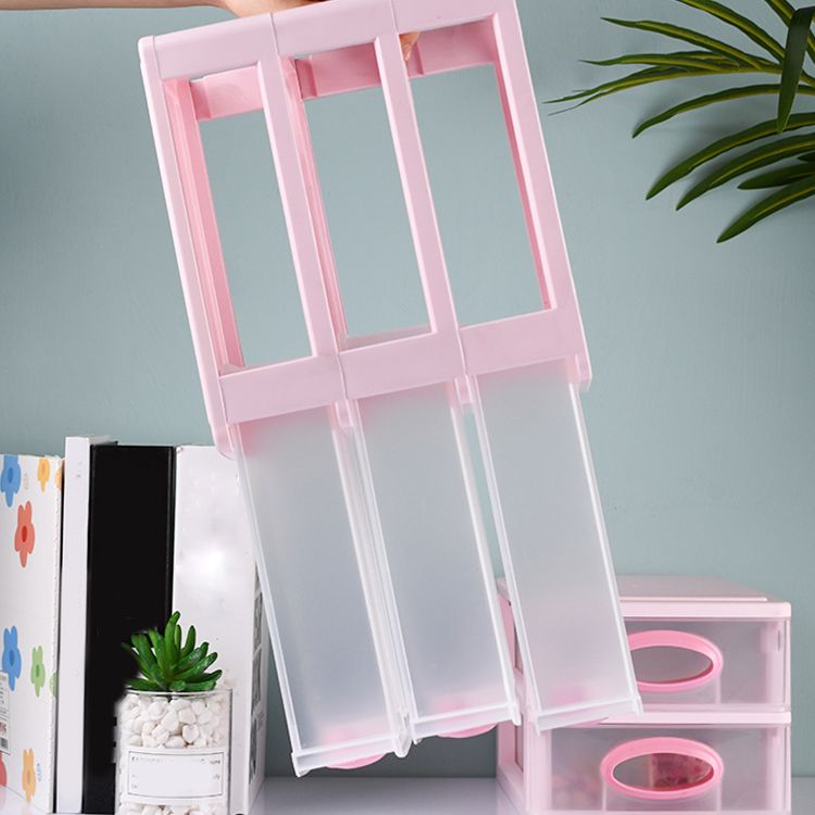 Contemporary Cabinet Plastic Drawers Storage Filing Cabinet for Office