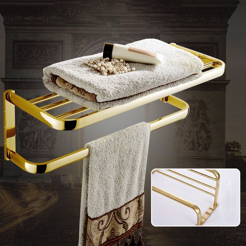 Chrome/Gold Bathroom Accessory Set Modern Metal Bathroom Hardware Set