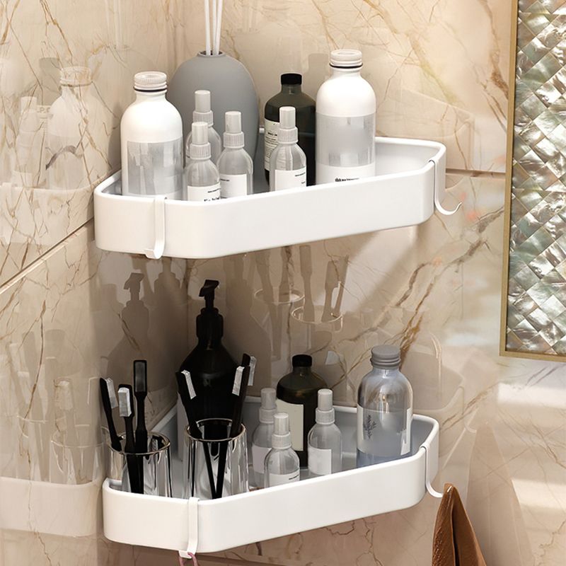 Black/White Bathroom Set Modern 1/2/3 - Piece Anti-rust Bath Shelf