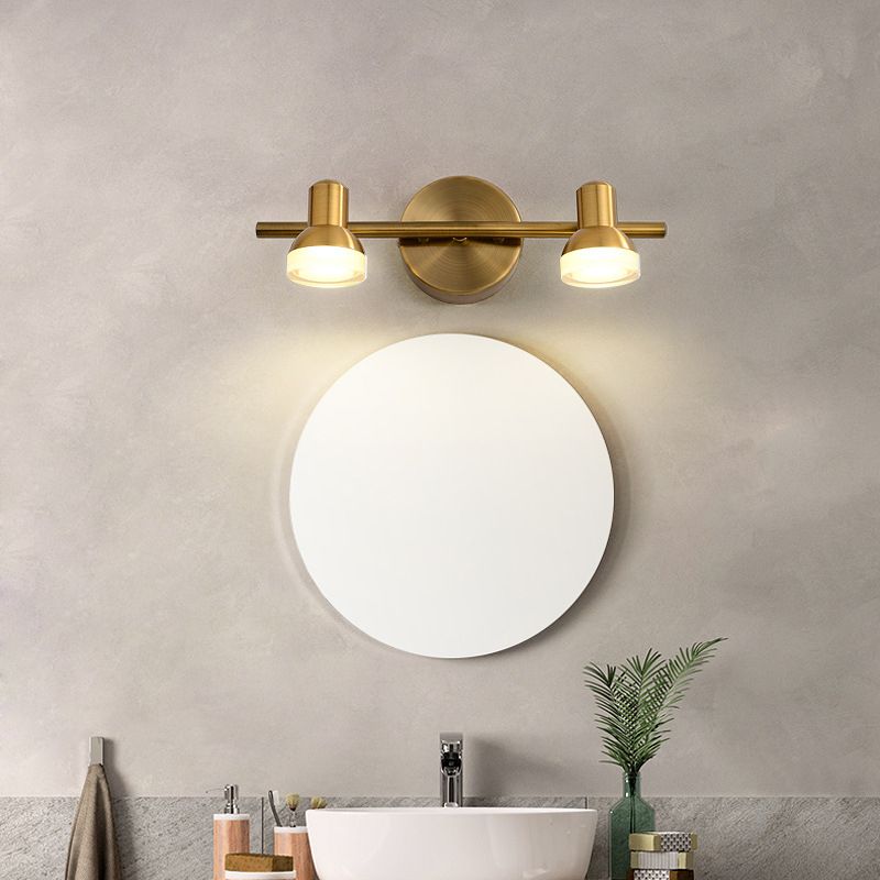 Bell Vanity Wall Lights Postmodern Simplicity Acrylic Wall Sconce for Bathroom