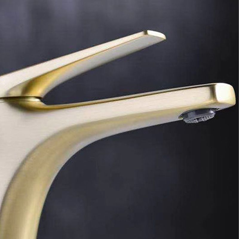 Contemporary Copper Vessel Faucet Lever Handles Low Arc Vessel Faucet