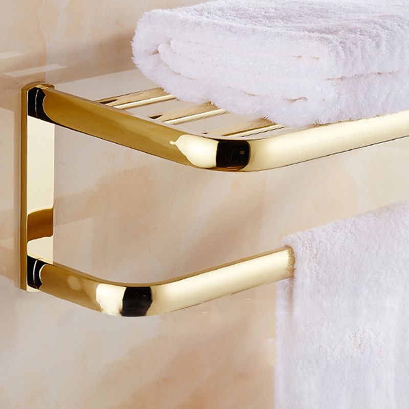 Traditional Style Golden Bathroom Accessory as Individual or as a Set