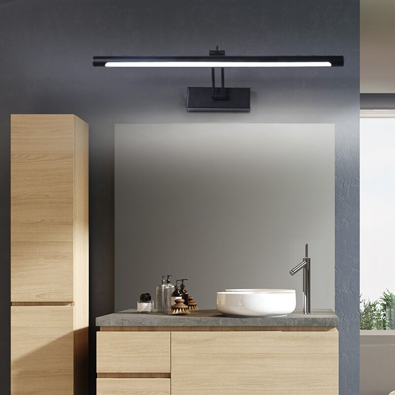 Postmodern metalen cilindrische ijdelheid SCONCE Verstelbare badkamer LED Wandbevestiging Licht