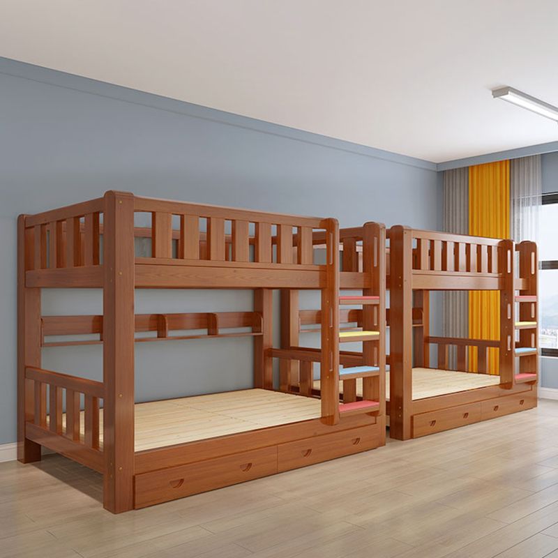 Mid-century Modern No Theme Kid Bed Solid Wood Standard Bunk Bed