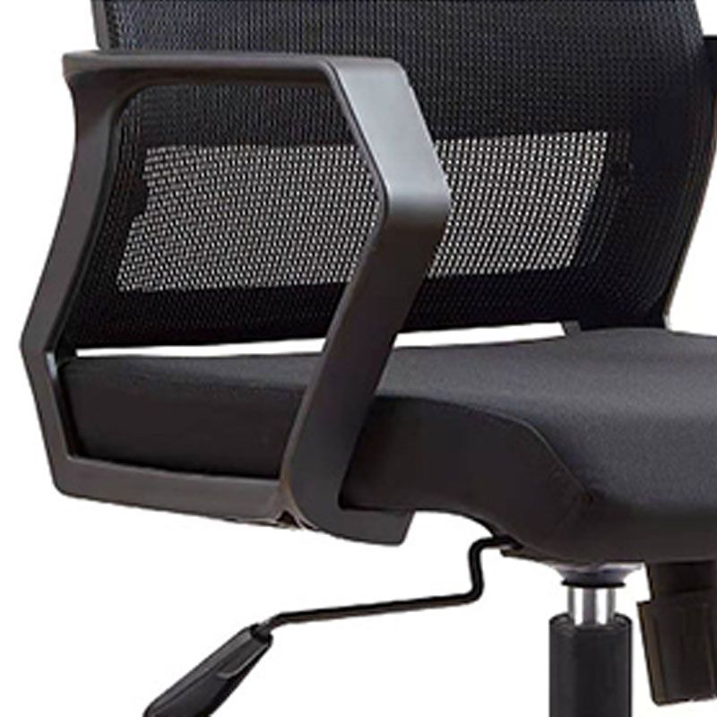 Mid Back Nylon Base Office Chair Rotatable Mesh Task Chair with Wheels