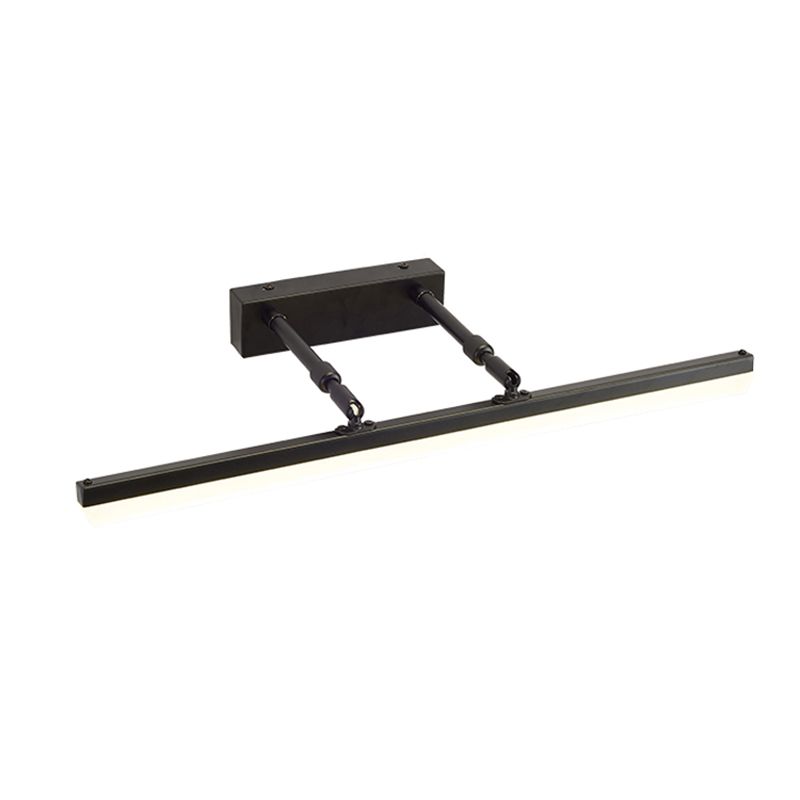 Lámpara de pared extensible de la tira de metal Luz de espejo LED colorido moderno para el baño