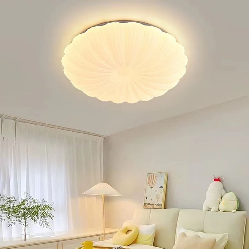 Modernism Flush Mount Lighting LED White Ceiling Light for Bedroom