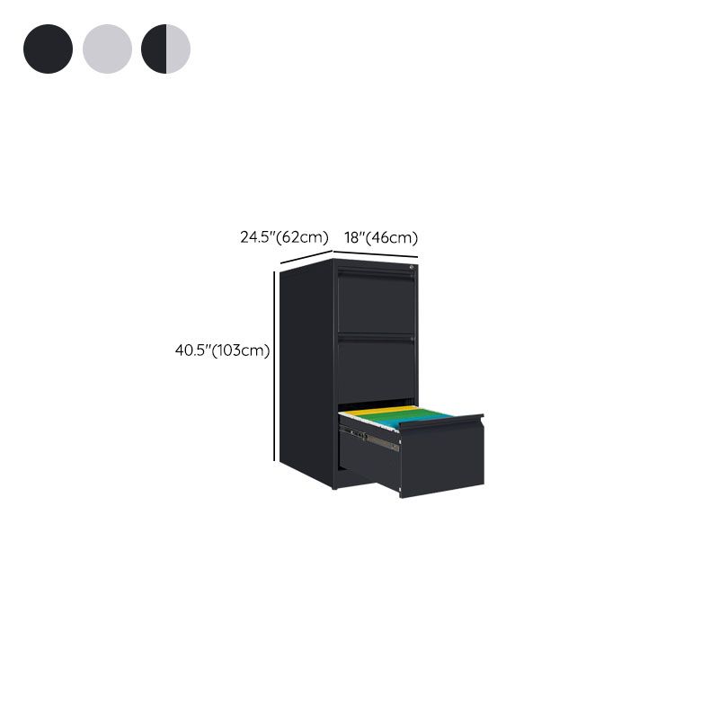 Classical Filing Cabinet Metal Drawers File Cabinet for Home Office