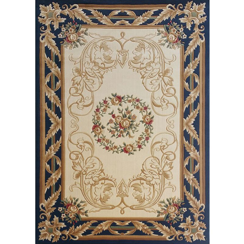 Multi-Colored Olden Rug Polypropylene Floral Printed Area Carpet Non-Slip Backing Pet Friendly Rug for Decoration