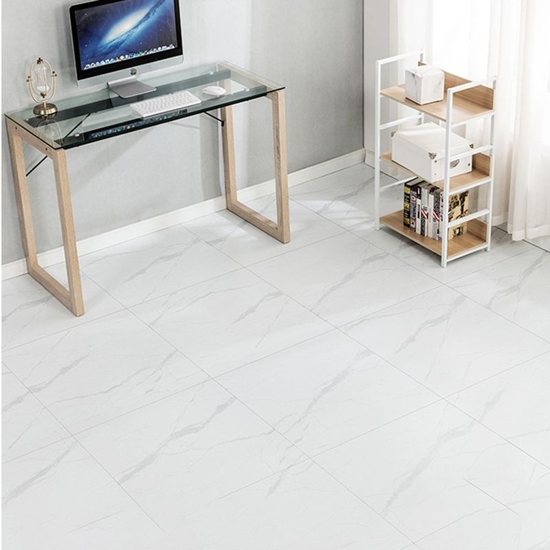 Marbling Plastic Floor Water Resistant Peel & Stick Floor Tiles