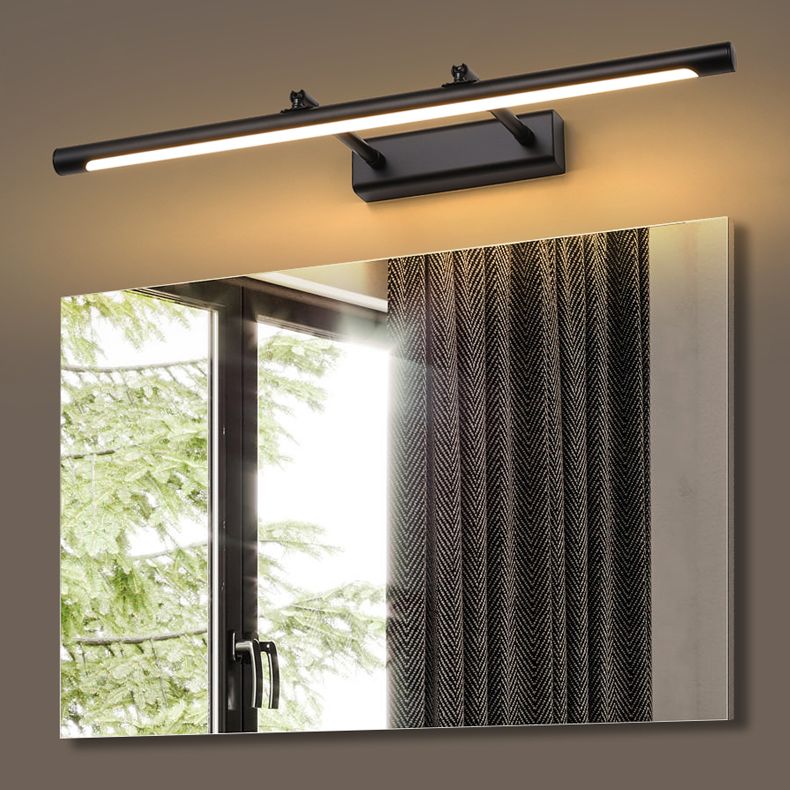 Modern Minimalist Style Strip Wall Mounted Vanity Lights Metal 1 Light Vanity Wall Light Fixtures for Bathroom