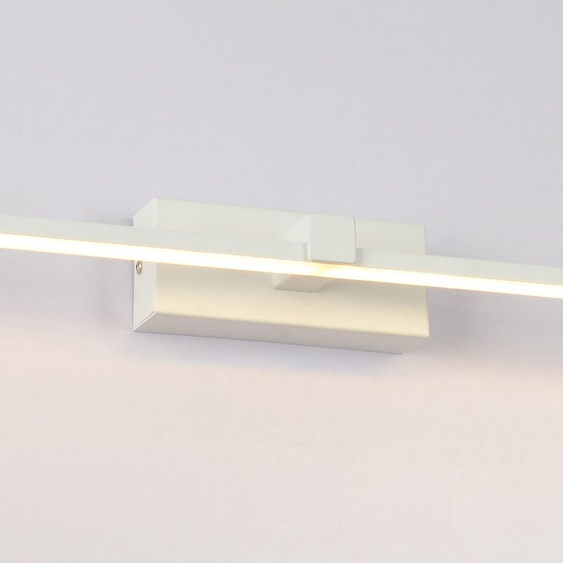 Modern Simplicity Linear Wall Sconce Lights Metallic Wall Sconce Lighting for Bathroom