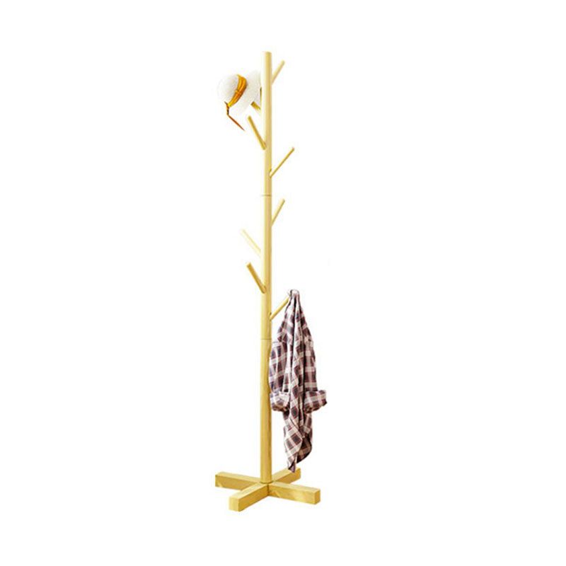 Contemporary Style Hall Stand Wooden Free Standing Hall Stand with Hook