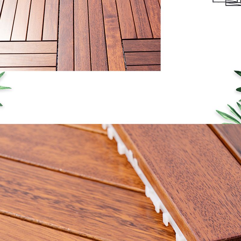 Wood Flooring Tiles Water Resistant Click Lock Solid Wood Flooring Planks