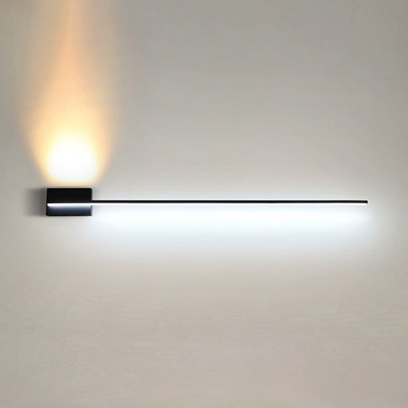 Minimalism Vanity Lights Streamlined LED Wall Light Fixtures for Bathroom