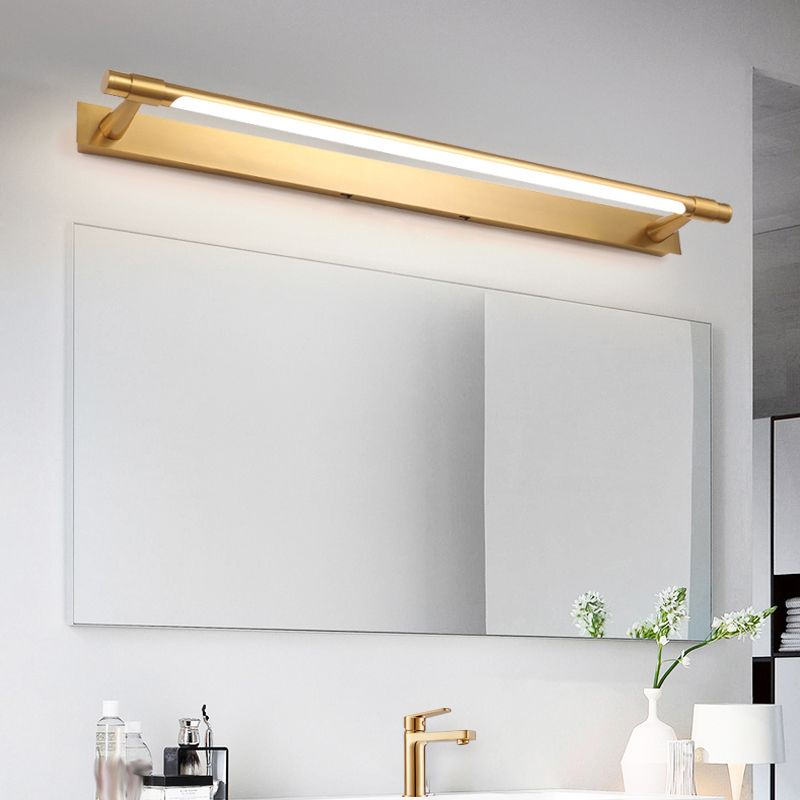 Adjustable Mirror Front Light LED Vanity Light with Acrylic Shade for Bathroom