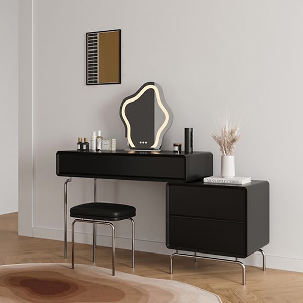 Modern Standing Makeup Vanity Desk Bedroom Vanity Dressing Table Set