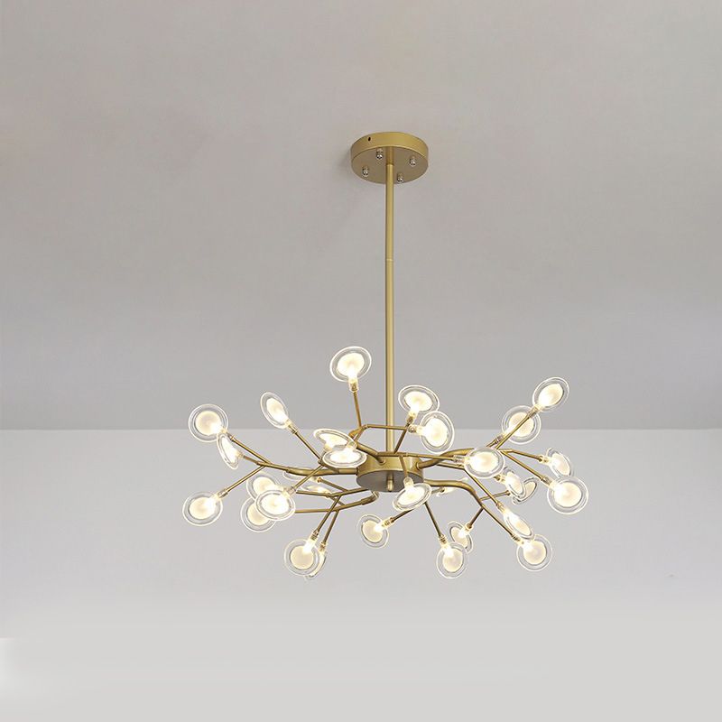 Chandelier de lustre en métal moderne en forme de branche LED ARRIMME LEMPORT