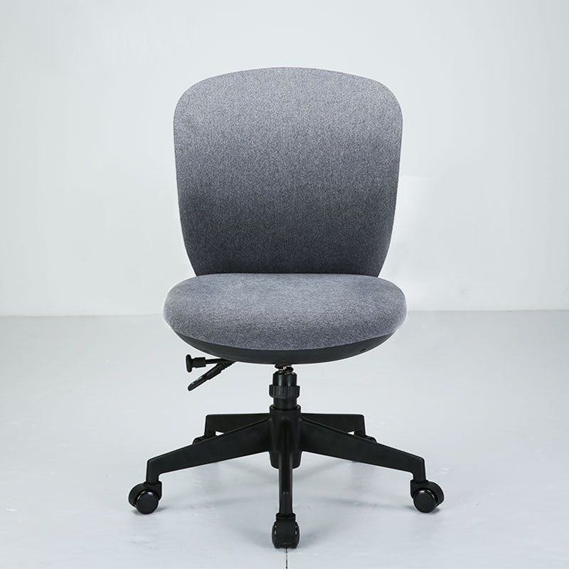 Ergonomic Mid Back Desk Chair Adjustable Swivel Office Chair with Wheels