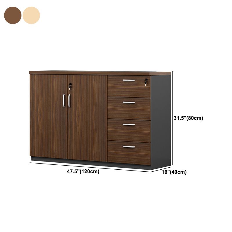 Modern Cabinet Wood with Locking Drawers and Storage Lateral File Cabinet