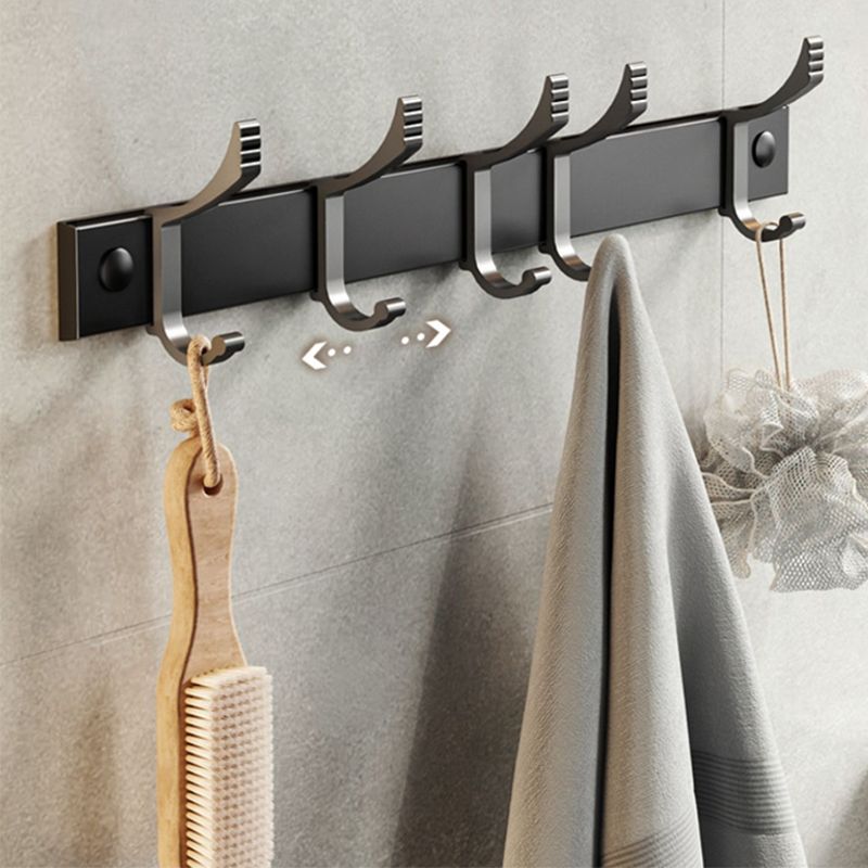 Modern Bath Hardware Set Black Bath Shelf Paper Holder Bathroom Accessory Kit