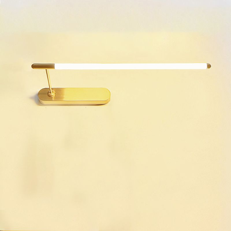 Linear LED Vanity Wall Light in Modern Simplicity Metal Wall Lamp with Acrylic Shade