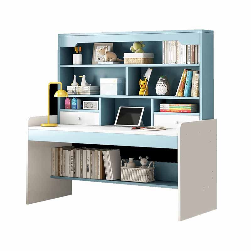 Home Children's Desk Adjustable Study Desk with Storage Shelves