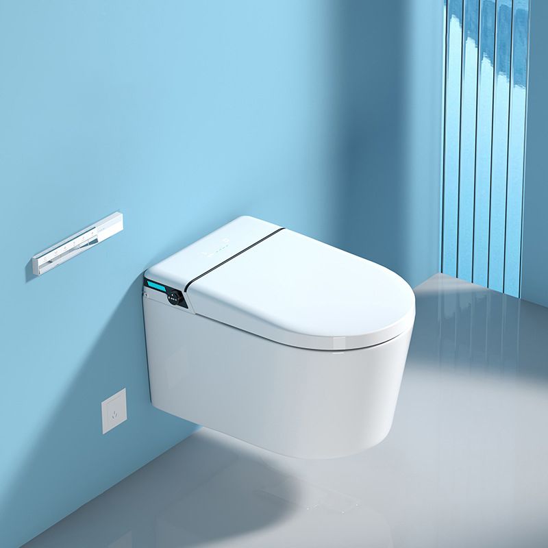 All-In-One Wall Mount Toilet Porcelain Contemporary Toilet Bowl