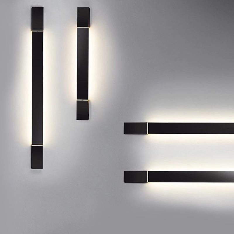 Modern Minimalist Style Linear Vanity Mirror Lights Metal Vanity Lighting for Bathroom