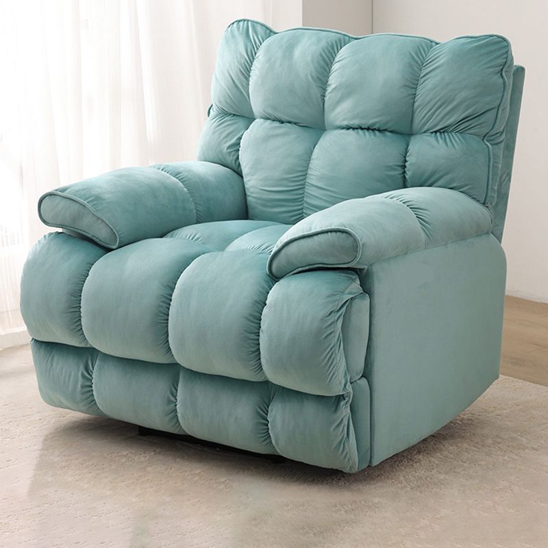 Contemporary Corduroy Standard Recliner with Independent Foot