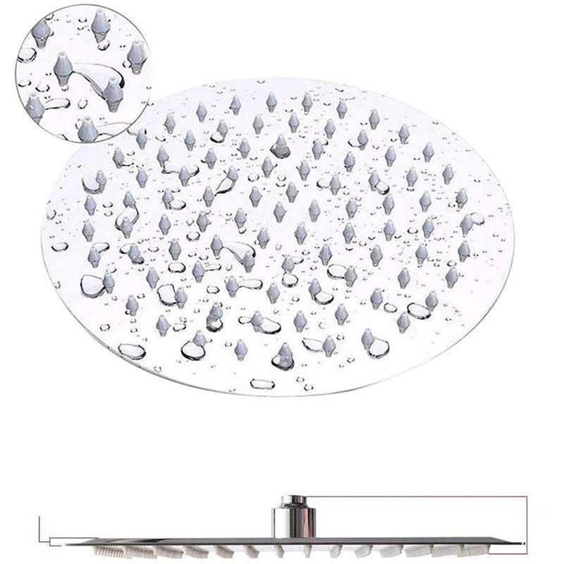 Stainless Steel 8 Inch Shower Set 5 Sprays Hand-Held Shower Head Shower Arm