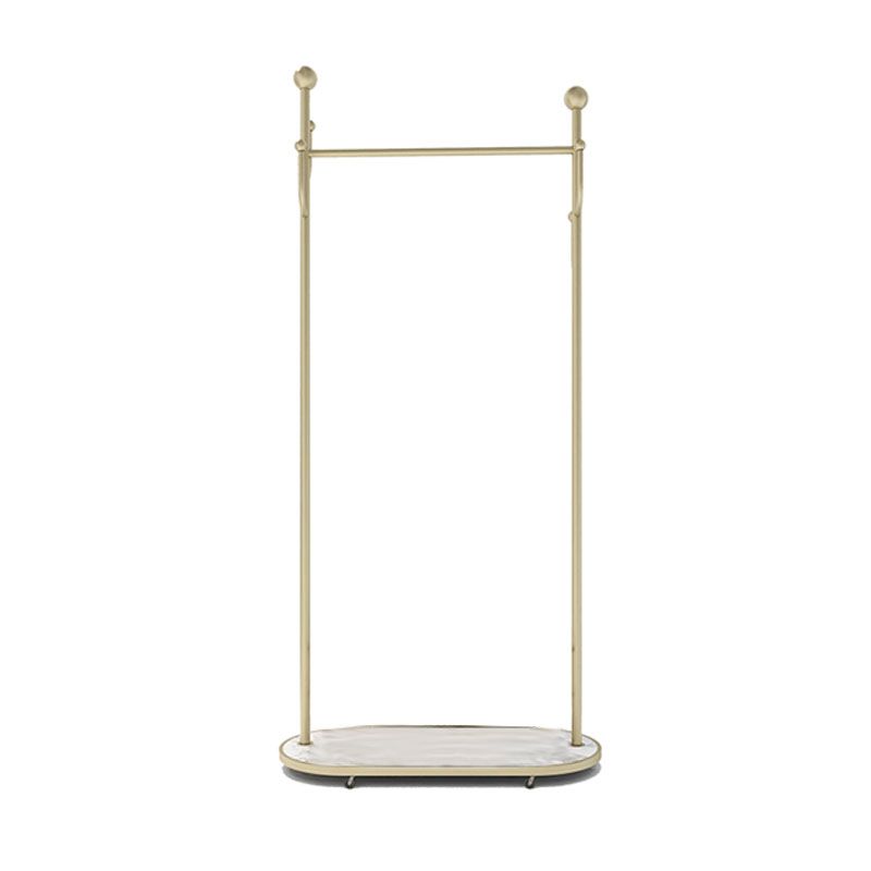 Metal Free Standing Hall Tree Contemporary Hall Stand with Coat Hooks for Hallway