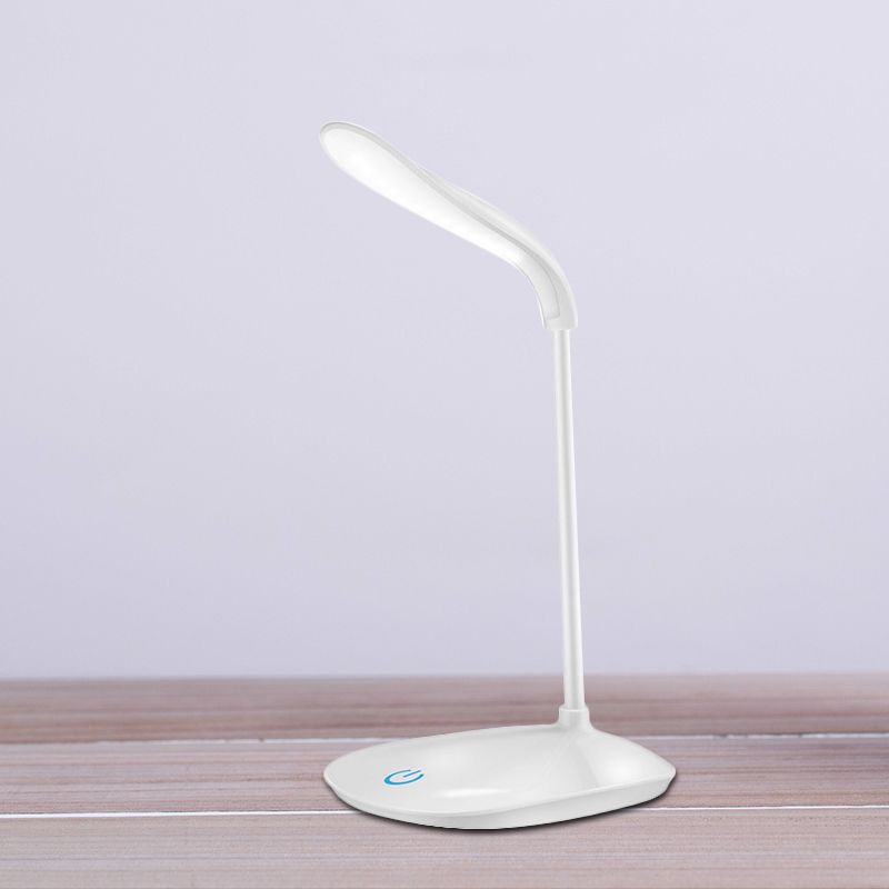 Lampe de bureau de charge USB bleu / rose / blanc lampe de table sensible au style moderne pour la lecture