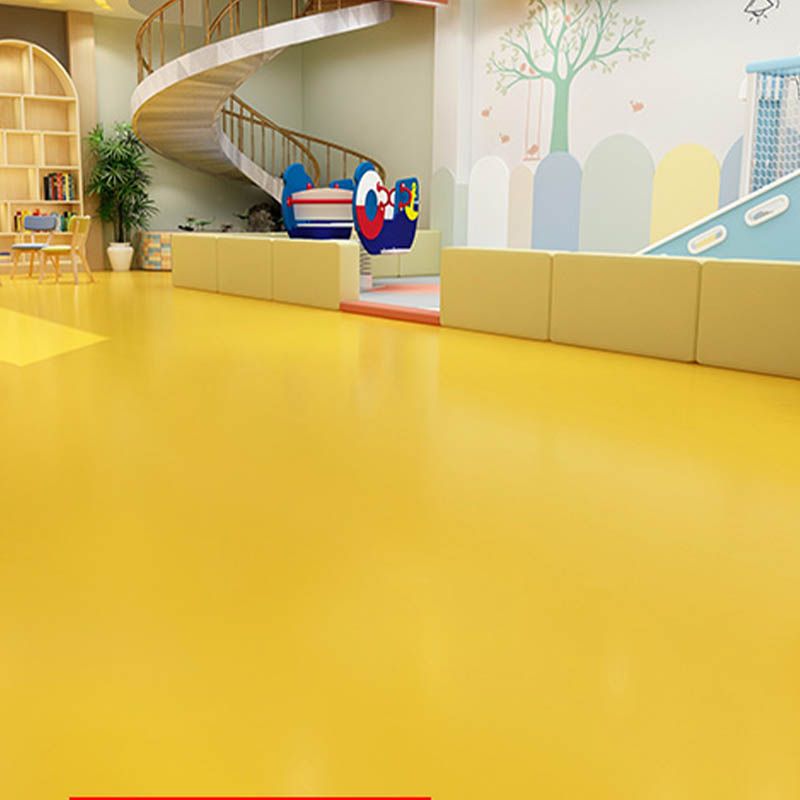 PVC Flooring Pure Color Self-Stick Waterproof Fire Resistant PVC Flooring